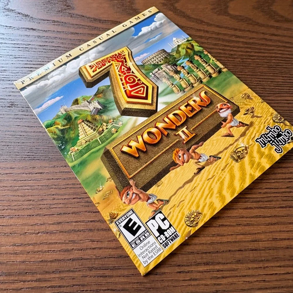 7‎ Wonders II PC CD-ROM Game MumboJumbo Premium Casual Games Puzzle 2007 Windows